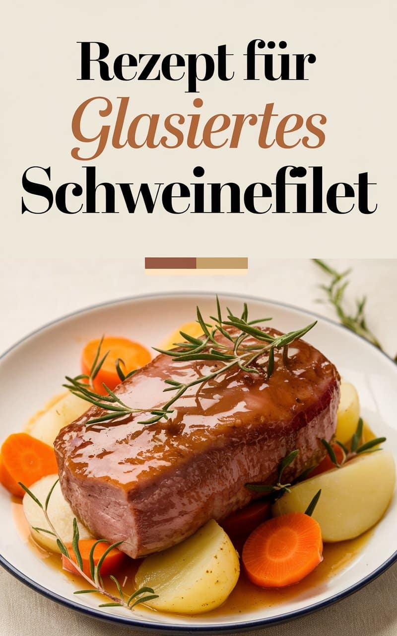 Rezept für glasiertes Schweinefilet 4 schweinefilet
