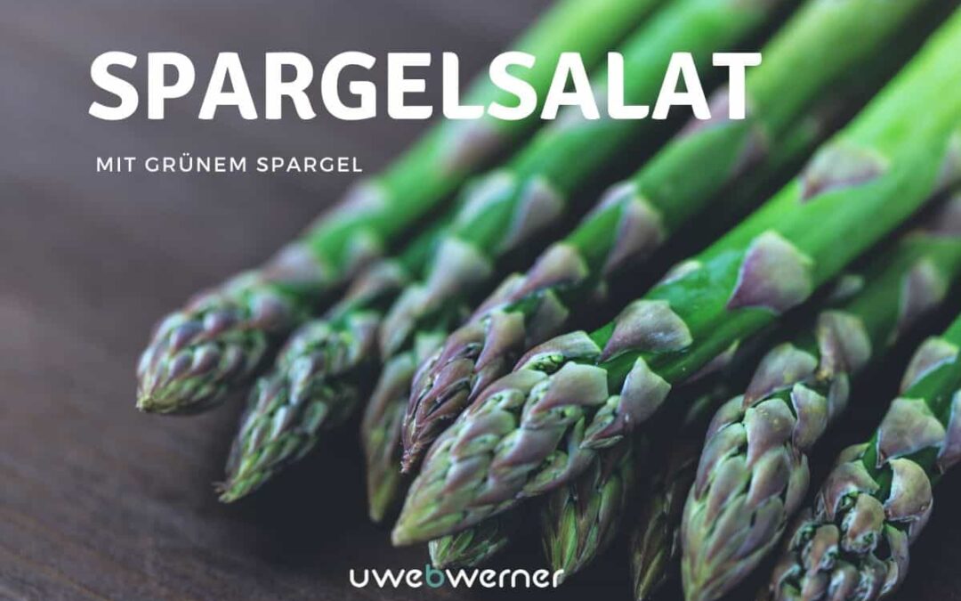 Grüner Spargel Salat