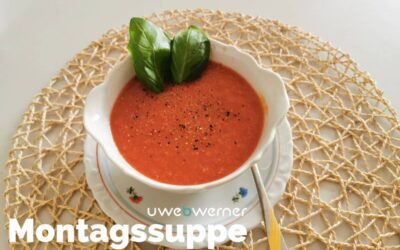 Kalte Tomatensuppe mit Zitrone – Montagssuppe