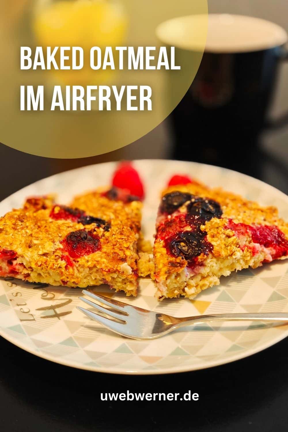Baked Oatmeal im Airfryer