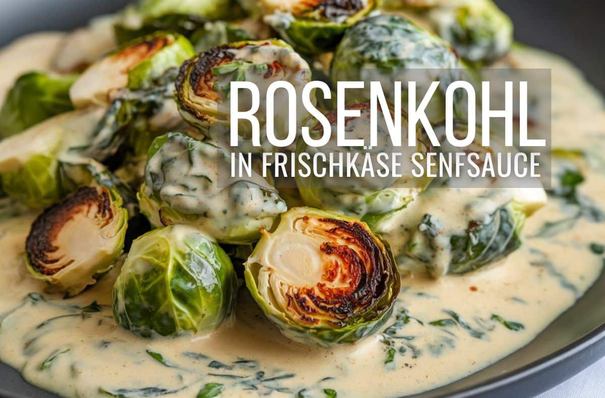 Rosenkohl in Frischkäse Senfsauce Rosenkohl in Frischkäse Senfsauce
