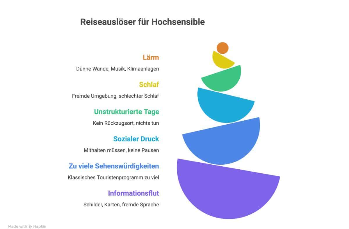 Hochsensibel reisen – Warum Urlaub Dich erschöpft 2 infografik hochsensibel reisen