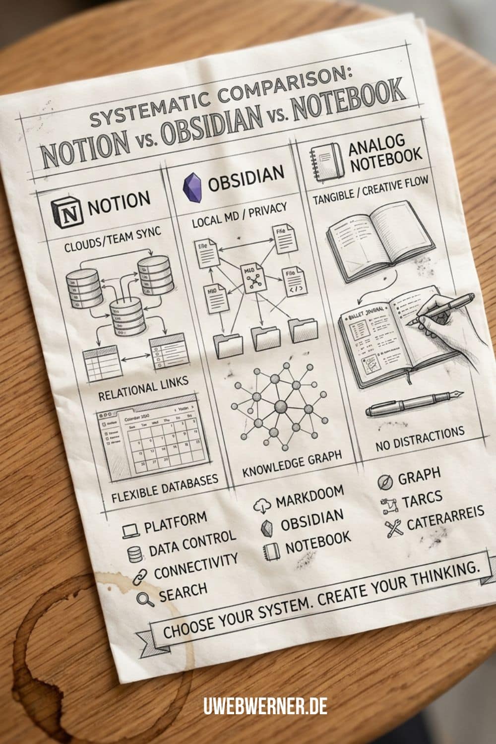 Obsidian, Notion oder Papier? Wie ich Ideen wirklich festhalte 5 obsidian notion blog notizen.jpg