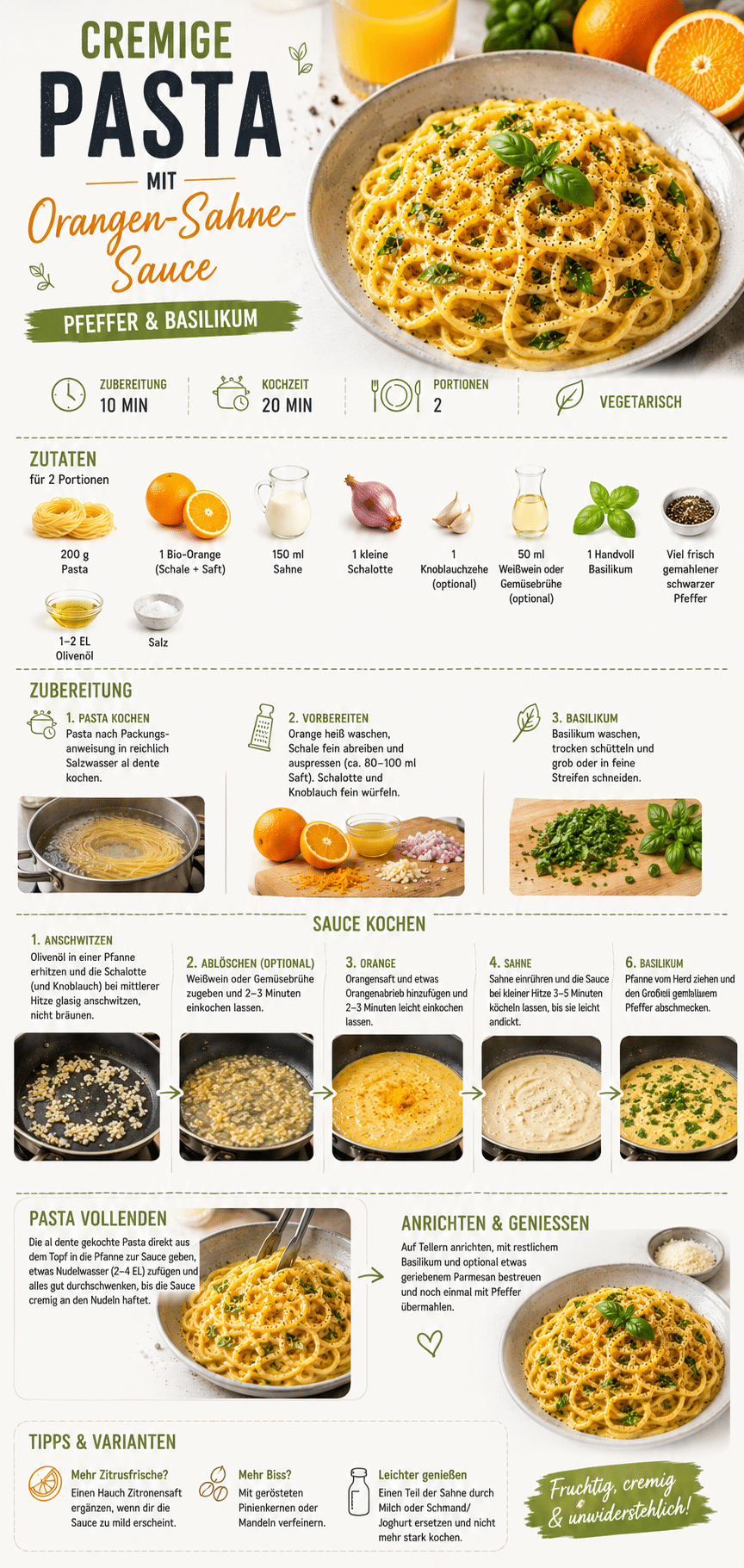 orangen pasta