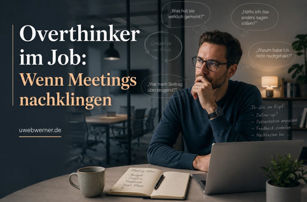 Overthinker im Job: Wenn Meetings nachklingen 1 overthinker im job