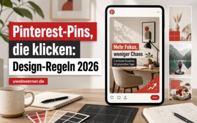 Pinterest-Pins, die klicken: Design-Regeln 2026